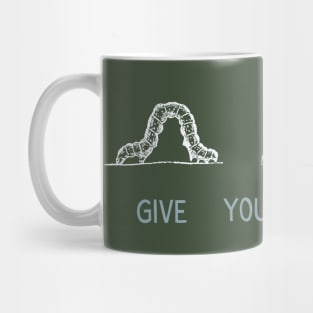 Give Yourself Time Butterfly Mug